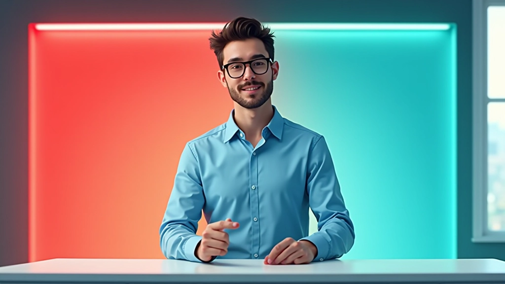 Paleta de cores harmoniosas em projeto de animação, cores complementares em movimento, sequência de frames mostrando transição cromática