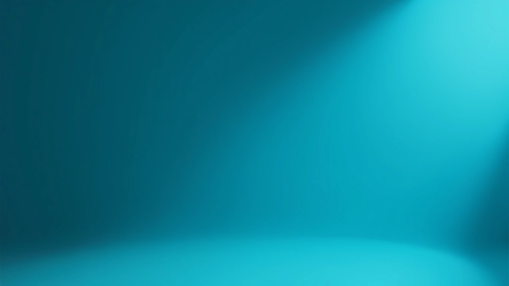 Paleta de cores frias com azul profundo, verde menta e roxo, ambiente calmo e sereno, iluminação suave